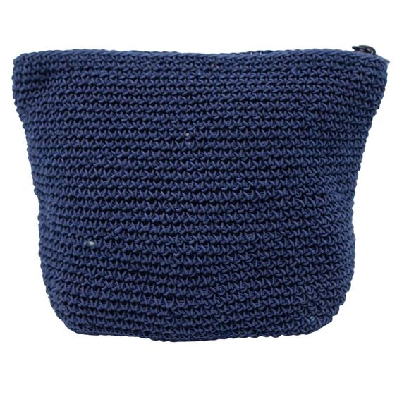 Vintage Crochet Clutch Bag With Ribbon Embroidery - Picture 3 of 11